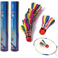 Los mejores  - Volantes de Bádminton-Liwein 22 Piezas Volantes de Pluma de Ganso Gran Elasticidad y Durabilidad Badminton Volants para…